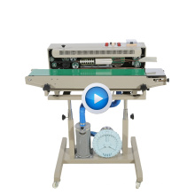 Bespacker DBF-1000G stand type continuous band sealer machine with air filling